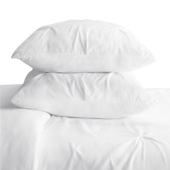 Serta - Simply Clean Antimicrobial Pleated Full and Queen Duvet Set,3 Piece - Picture 7 of 9